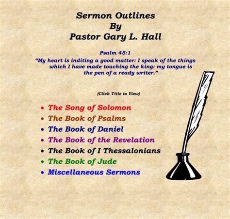 Greater Works Shall you do Sermon "Be Faithful w the Deposit pt 2" Luke 1911-27. . Old fashioned baptist sermon outlines